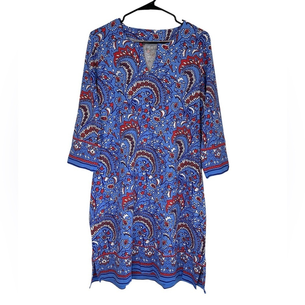 Coolibar Oceanside Tunic Dress UPF 50+ Size L